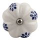 Blue Protea Melon Ceramic Wine Stopper (Pack Of One Piece)